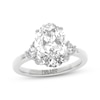 Thumbnail Image 1 of THE LEO Legacy Lab-Grown Diamond Oval-Cut Engagement Ring 3-3/8 ct tw 14K White Gold