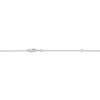 Thumbnail Image 4 of Blue & White Multi-Diamond Necklace 1/3 ct tw Sterling Silver 18&quot;