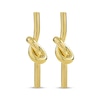 Thumbnail Image 2 of Knot Stud Earrings 10K Yellow Gold