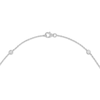Thumbnail Image 3 of KAY Lab-Grown Diamonds Bezel-Set Station Necklace 1 ct tw 10K White Gold 18"