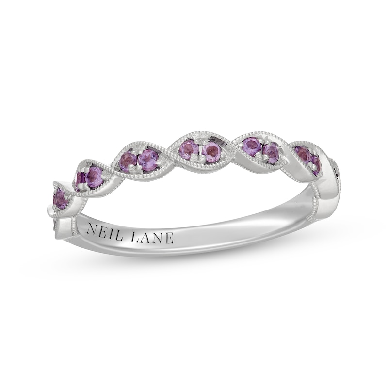 Main Image 1 of Neil Lane Purple Quartz Anniversary Ring 14K White Gold