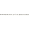 Thumbnail Image 3 of 5.1mm Byzantine Chain Necklace Solid Sterling Silver 22"