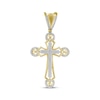 Thumbnail Image 1 of Men's Diamond Cross Charm 1/3 ct tw 10K Yellow Gold