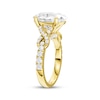 Thumbnail Image 2 of Now + Forever Lab-Grown Diamonds Oval-Cut Infinity Twist Engagement Ring 4-1/2 ct tw 14K Yellow Gold