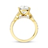 Thumbnail Image 3 of Now + Forever Lab-Grown Diamonds Oval-Cut Infinity Twist Engagement Ring 4-1/2 ct tw 14K Yellow Gold
