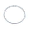 Thumbnail Image 3 of Round & Emerald-Cut White Lab-Created Sapphire Bangle Bracelet Sterling Silver