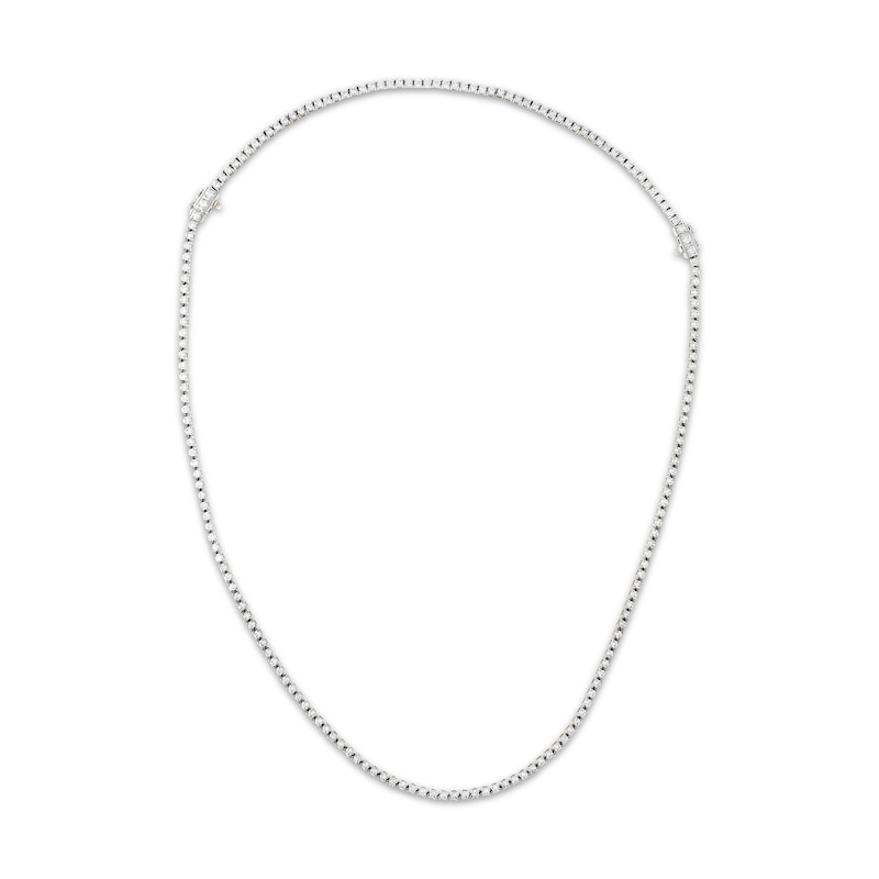 Main Image 1 of Tennis Match Lab-Grown Diamond Necklace & Bracelet Convertible Set 10 ct tw 10K White Gold