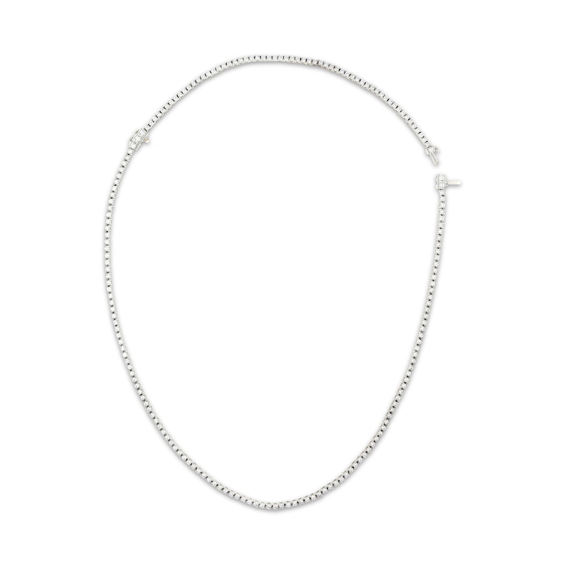 Main Image 2 of Tennis Match Lab-Grown Diamond Necklace & Bracelet Convertible Set 10 ct tw 10K White Gold