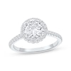 Thumbnail Image 1 of Now + Forever Lab-Grown Diamonds Round-Cut Halo Engagement Ring 1-1/2 ct tw 14K White Gold