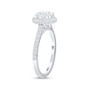 Thumbnail Image 2 of Now + Forever Lab-Grown Diamonds Round-Cut Halo Engagement Ring 1-1/2 ct tw 14K White Gold