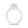 Thumbnail Image 3 of Now + Forever Lab-Grown Diamonds Round-Cut Halo Engagement Ring 1-1/2 ct tw 14K White Gold