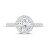 Thumbnail Image 4 of Now + Forever Lab-Grown Diamonds Round-Cut Halo Engagement Ring 1-1/2 ct tw 14K White Gold