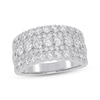 Thumbnail Image 1 of Now + Forever Lab-Grown Diamonds Five-Row Anniversary Ring 2 ct tw 14K White Gold