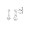 Thumbnail Image 1 of Milestones Lab-Grown Diamond Drop Earrings 1/4 ct tw Sterling Silver