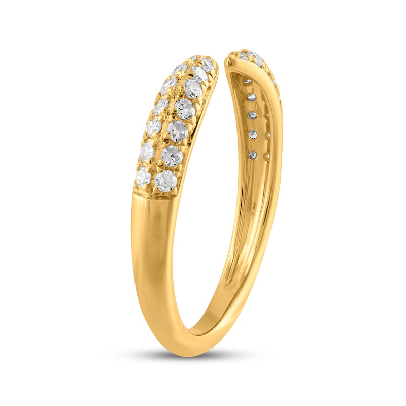 Main Image 2 of STUDIO BY KAY Lab-Grown Diamond Deconstructed Ring 1/3 ct tw 24K Yellow Gold Vermeil Sterling Silver