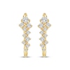 Thumbnail Image 2 of JOUJE Collection Lab-Grown Diamond Scatter Hoop Earrings 1/2 ct tw 10K Yellow Gold