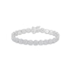 Thumbnail Image 1 of Diamond Circle Link Bracelet 4 ct tw 10K White Gold 7&quot;