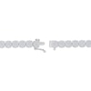 Thumbnail Image 3 of Diamond Circle Link Bracelet 4 ct tw 10K White Gold 7&quot;