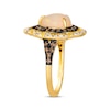 Thumbnail Image 2 of Le Vian Pear-Shaped Opal Ring 3/4 ct tw Diamonds 14K Honey Gold Size 7