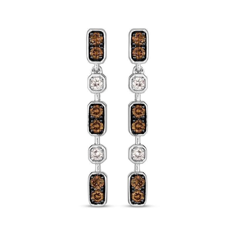 Main Image 2 of Le Vian Diamond Drop Earrings 1/2 ct tw 14K Vanilla Gold