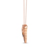 Thumbnail Image 2 of Le Vian Ombré Diamond Heart Necklace 1-1/3 ct tw 14K Strawberry Gold 20&quot;