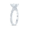 Thumbnail Image 2 of Monique Lhuillier Bliss Princess-Cut Lab-Grown Diamond Engagement Ring 1-7/8 ct tw 18K White Gold