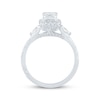 Thumbnail Image 3 of Monique Lhuillier Bliss Emerald-Cut Lab-Grown Diamond Engagement Ring 1-7/8 ct tw 18K White Gold