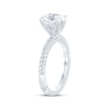 Thumbnail Image 1 of Monique Lhuillier Bliss Oval-Cut Lab-Created Diamond Engagement Ring 2-5/8 ct tw 18K White Gold