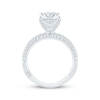 Thumbnail Image 2 of Monique Lhuillier Bliss Oval-Cut Lab-Created Diamond Engagement Ring 2-5/8 ct tw 18K White Gold