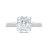 Thumbnail Image 3 of Monique Lhuillier Bliss Oval-Cut Lab-Created Diamond Engagement Ring 2-5/8 ct tw 18K White Gold