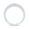 Thumbnail Image 3 of Monique Lhuillier Bliss Lab-Grown Diamond Wedding Band 1/2 ct tw 18K White Gold