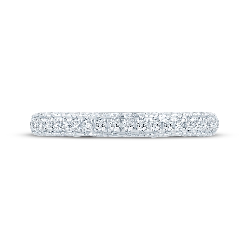 Main Image 4 of Monique Lhuillier Bliss Lab-Grown Diamond Wedding Band 1/2 ct tw 18K White Gold
