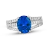 Thumbnail Image 1 of Le Vian Oval-Cut Tanzanite Ring 3/4 ct tw Diamonds 14K Vanilla Gold Size 7