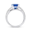 Thumbnail Image 2 of Le Vian Oval-Cut Tanzanite Ring 3/4 ct tw Diamonds 14K Vanilla Gold Size 7