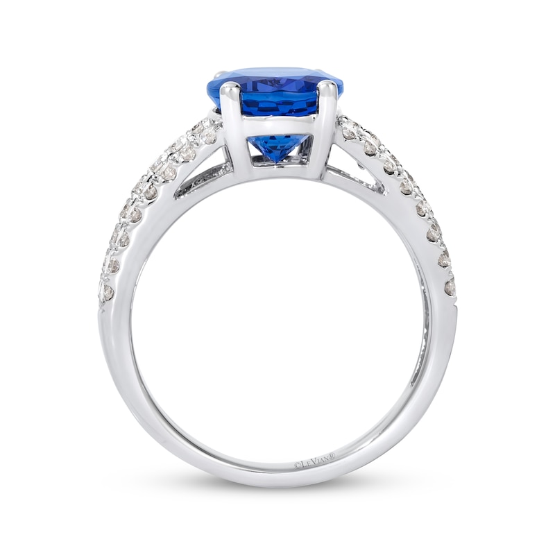 Main Image 2 of Le Vian Oval-Cut Tanzanite Ring 3/4 ct tw Diamonds 14K Vanilla Gold Size 7