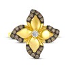 Thumbnail Image 1 of Le Vian Diamond Flower Ring 1/2 ct tw 14K Honey Gold Size 7