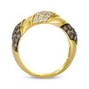 Thumbnail Image 2 of Le Vian Diamond Domed Twist Ring 1-1/8 ct tw 14K Honey Gold Size 7