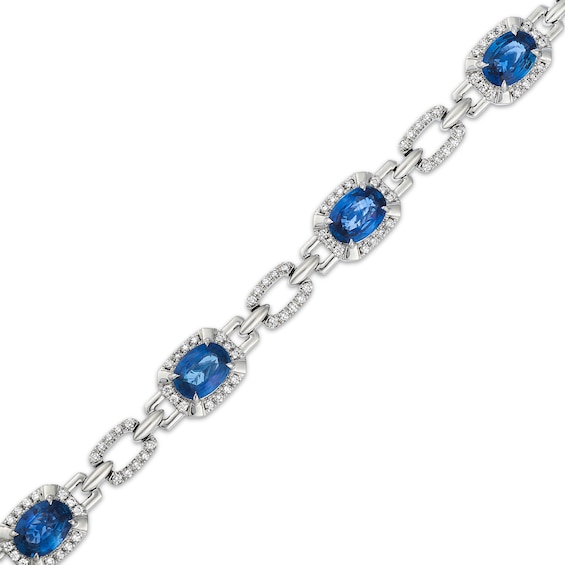 Aquamarine Zales Rose Gold Tennis Bracelet Le Vian Couture Oval