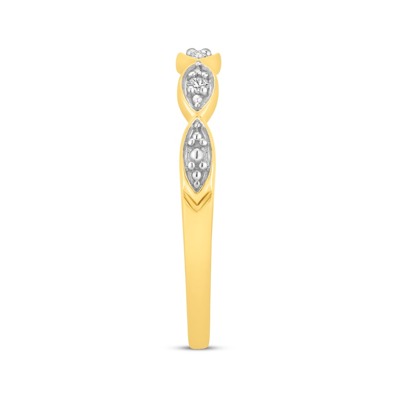 Main Image 2 of Diamond Stackable Wedding Band 1/20 ct tw 14K Yellow Gold