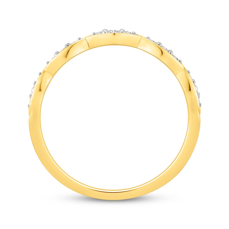 Main Image 3 of Diamond Stackable Wedding Band 1/20 ct tw 14K Yellow Gold