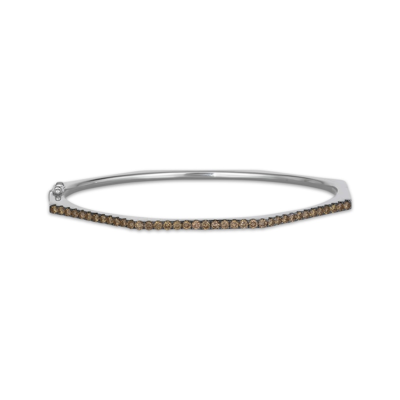 Le Vian Diamond Angled Bangle Bracelet 1 ct tw 14K Vanilla Gold