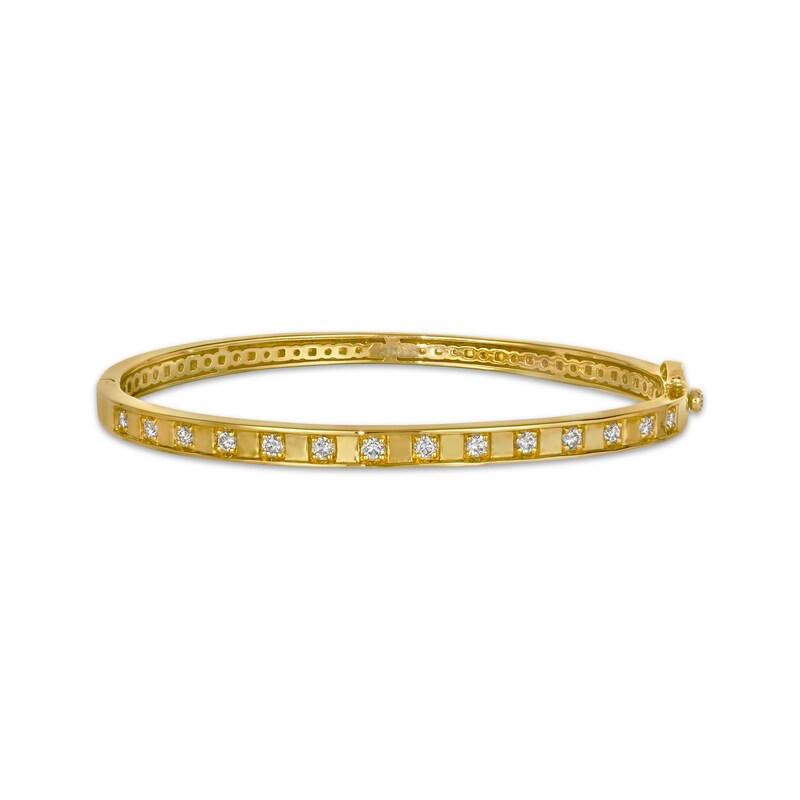 Main Image 1 of Le Vian Diamond Bangle Bracelet 5/8 ct tw 14K Honey Gold