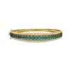 Thumbnail Image 1 of Le Vian Emerald Bangle Bracelet 2-3/4 ct tw Diamonds 14K Honey Gold