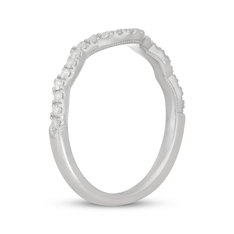Main Image 9 of Neil Lane Diamond Contour Wedding Band 1/4 ct tw 14K White Gold