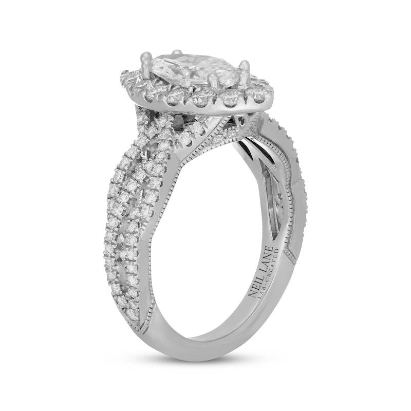 Neil Lane Artistry Marquise-Cut Lab-Created Diamond Engagement Ring 2 ct tw 14K White Gold