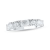Thumbnail Image 0 of Lab-Created Diamonds by KAY Emerald & Round-Cut Anniversary Band 2 ct tw 14K White Gold