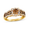 Thumbnail Image 0 of Le Vian Chocolate Waterfall Diamond Ring 1-1/5 ct tw 14K Honey Gold