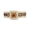Thumbnail Image 4 of Le Vian Chocolate Waterfall Diamond Ring 1-1/5 ct tw 14K Honey Gold