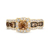 Thumbnail Image 3 of Le Vian Chocolate Waterfall Diamond Ring 1-1/5 ct tw 14K Honey Gold