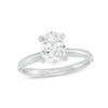 Thumbnail Image 1 of Now + Forever Oval-Cut Diamond Solitaire Engagement Ring 2 ct tw 14K White Gold (I/I1)